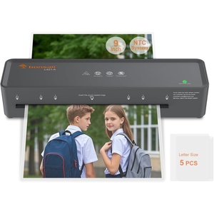 image:imageBonsaii Laminator Machine with 5 Laminating Sheets 9 Inch Thermal Laminating Machine for DocPostersPhotos Compact Laminator for Home Office School L421GreyGrey