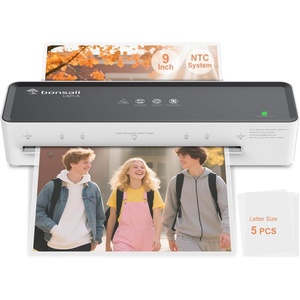 image:imageBonsaii Laminator Machine with 5 Laminating Sheets 9 Inch Thermal Laminating Machine for DocPostersPhotos Compact Laminator for Home Office School L421GreyGreywhite