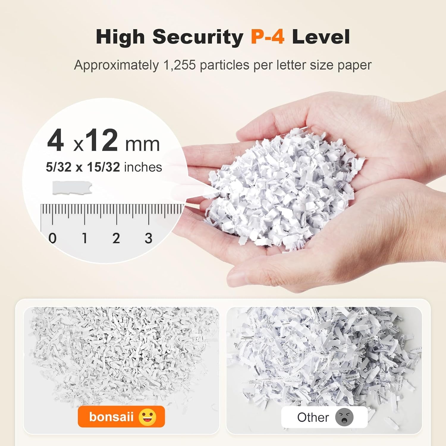image:imageBonsaii 200Sheet Auto Feed Paper Shredder 60Min Nonstop Heavy Duty Shredders for Office 81Gal Bin P4 High Security Micro Cut Large Commercial Paper Shredder for Business C283A New VersionBlack