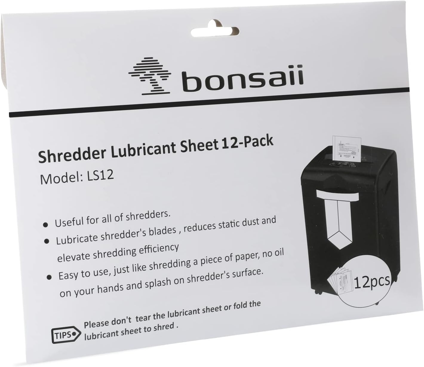 image:imageBonsaii C149C Shredder and 12Pack Lubricant Sheets