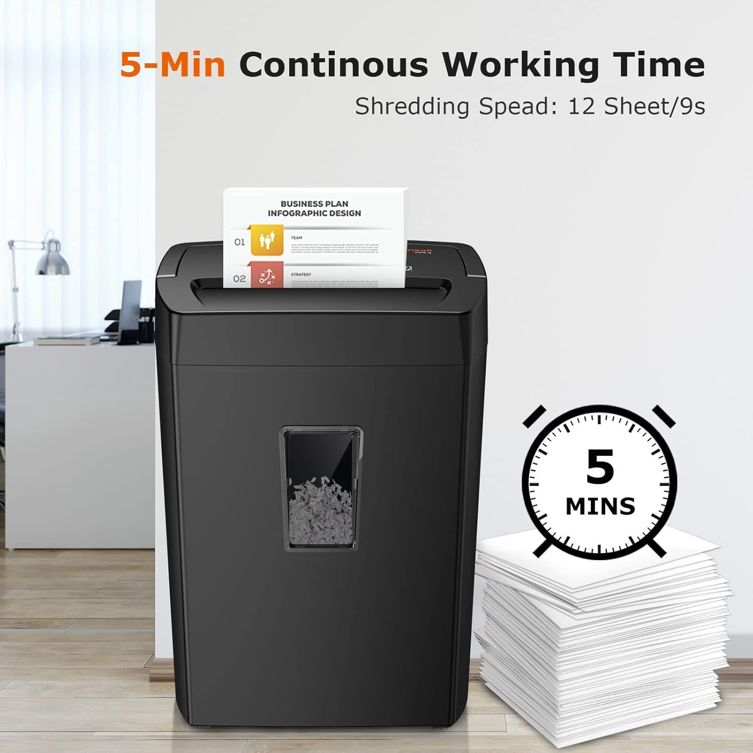 image:imageBonsaii C275A Shredder and 24Pack Lubricant Sheets