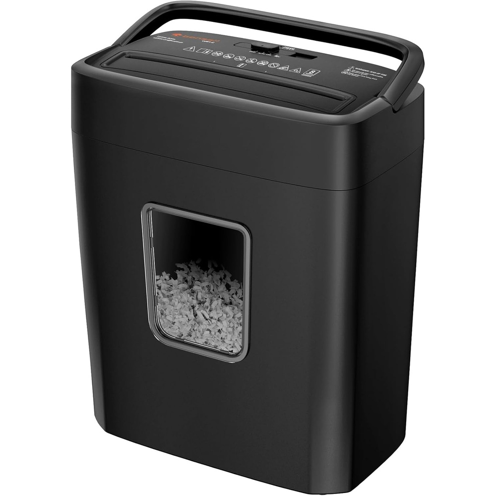image:imageBonsaii Paper Shredder 8Sheet Crosscut Home Office Shredder with 42 Gallon Bin P4 Security Level Document Shredder Shred Credit CardMailStapleClip C261C UpdatedCrosscut 8 Sheet