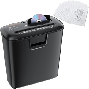image:imageBonsaii 8 Sheet Strip Cut S120C Paper Shredder for Home Office Use amp 12 Pack Lubricant Sheets