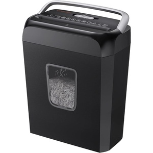image:imageBonsaii Secure Shredder Home Office Shredder high Security 6Sheet CrossCut shredding for documents Mail Staples Credit Cards Equipped Convenient Handle 34Gallon Wastebasket White amp BlueBlack