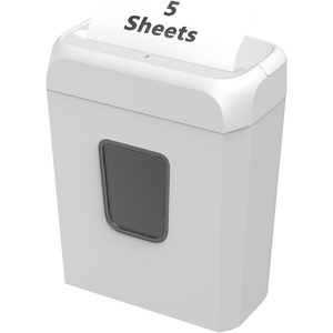 image:imageBonsaii Secure Shredder Home Office Shredder high Security 6Sheet CrossCut shredding for documents Mail Staples Credit Cards Equipped Convenient Handle 34Gallon Wastebasket White amp BlueWhite